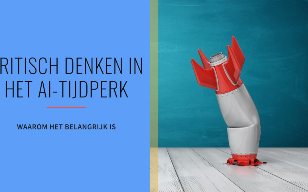 🤔 Waarom kritisch denken essentieel is in het tijdperk van generatieve AI
