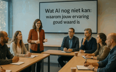 Wat AI (nog) niet kan: waarom jouw ervaring goud waard is in een tijd van content zonder ziel